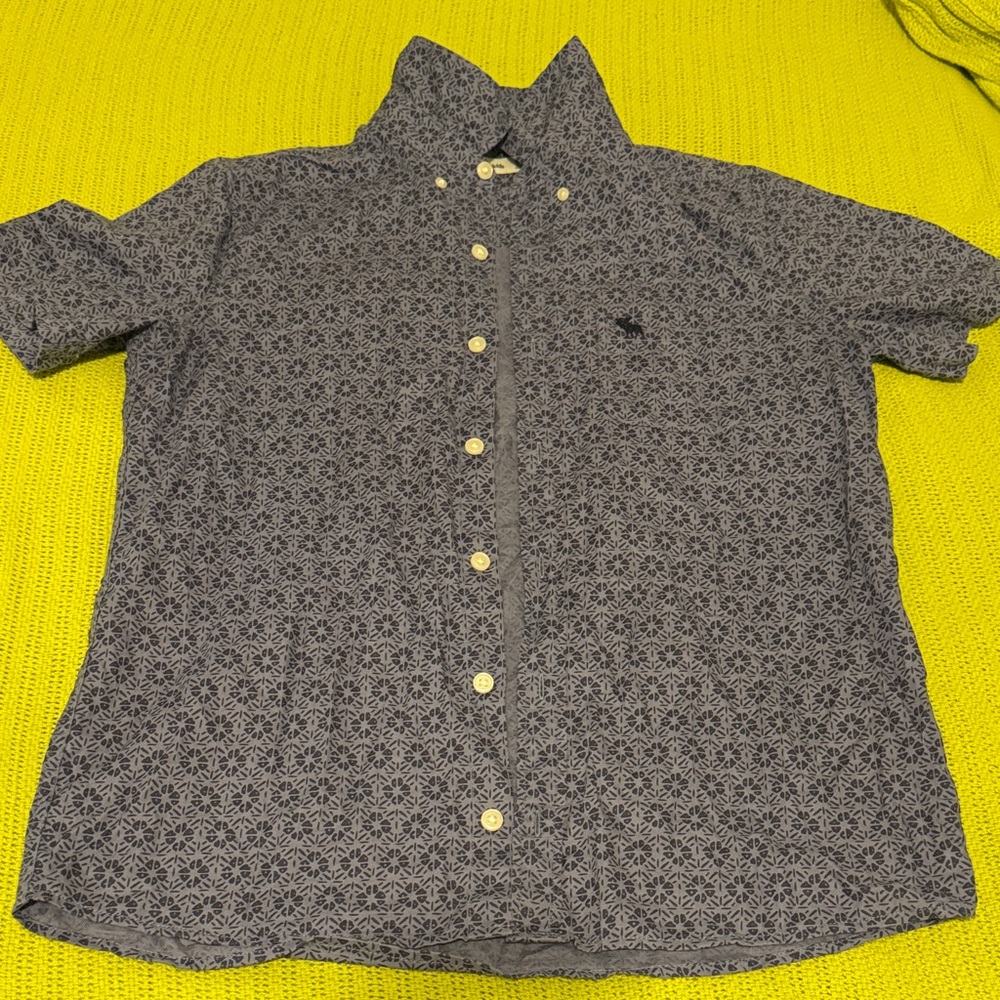 abercrombie kids Short-Sleeve Button-Down Shirt - Pattern